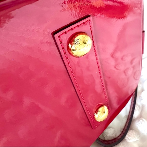 Authentic Louis Vuitton Monogram Vernis Alma Satchel - Picture 16 of 16